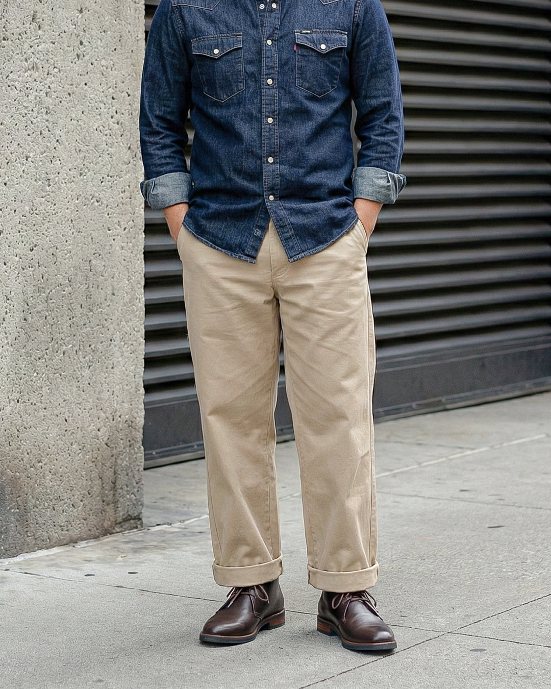 Matikas Leather Chuka Boots